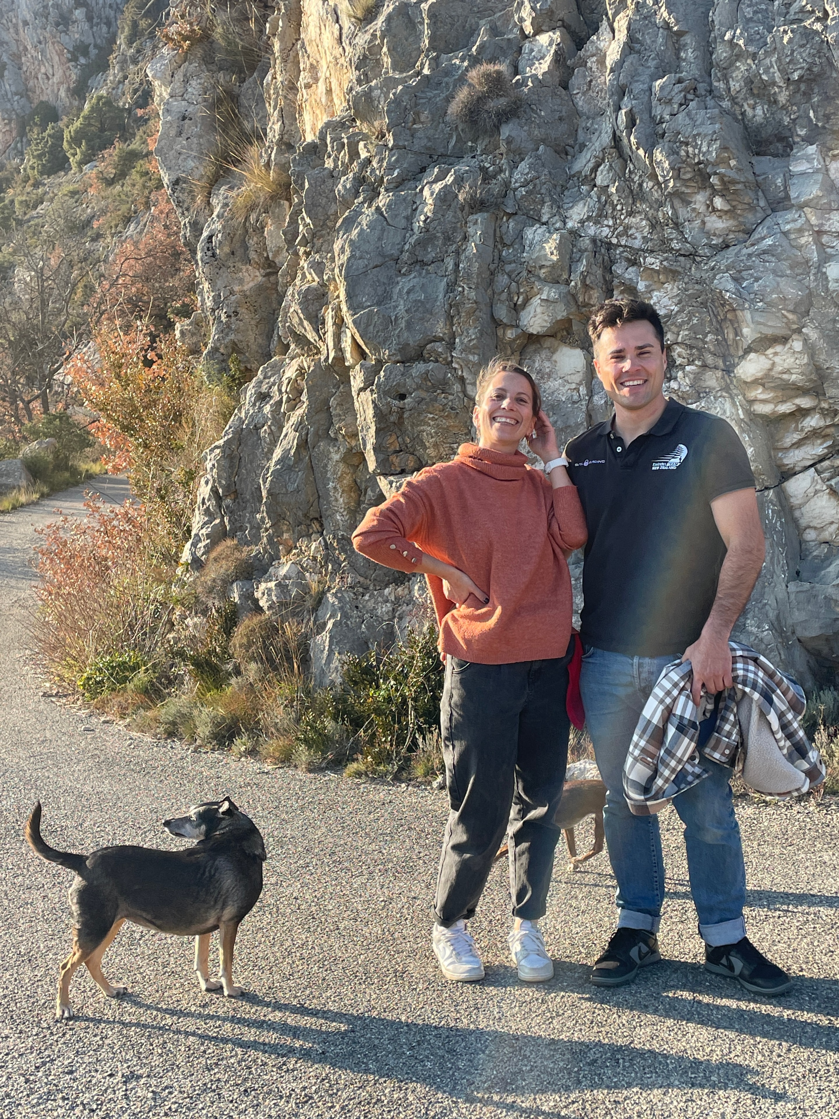 The owners of Brasserie Sainte-Croix on day one